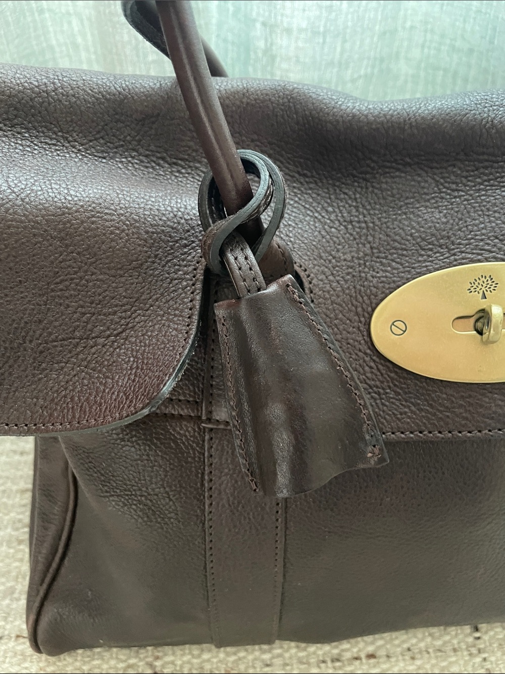 Mulberry Bayswater satchel in chocolate brown - Picture 3 of 12